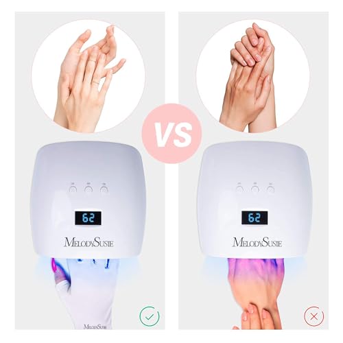 Image of MelodySusie Premium Fingerless Protection UV Gloves for Gel Manicures