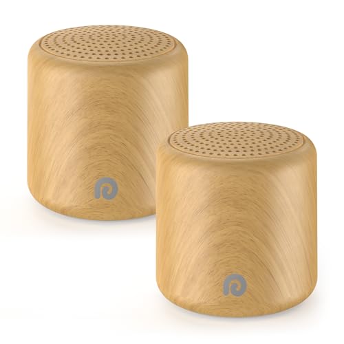 Image of Dreamegg Portable Sound Machine - Travel Sound Machine for Sleep, Features Powerful Battery, Egg-Sized, 16 Soothing Sounds, Timer, Sound Machine for Baby Adults Office Privacy Home Gift, 2 Pack, Wood