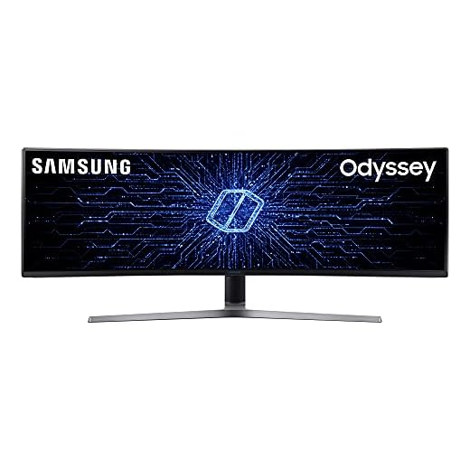 Samsung LC49HG90DMRXEN, Moniteur Curvo Gaming 49" (3 840 x 1 800) Noir