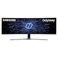 Samsung Odyssey Ultra Wide Curved Gaming Monitor C49HG90, 49 Zoll, VA-Panel, QLED, Bildwiederholrate 144 Hz, Reaktionszeit 1 ms, schwarz