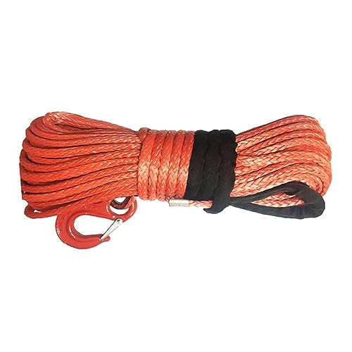 Cuerda de cabrestante sintético con gancho resistente para remolque 4WD 2