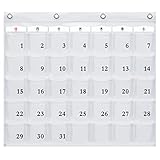 サキ カレンダーポケット Mサイズ クリアー W-416 幅65×高さ56.5cm(ポケットマチ3cm)