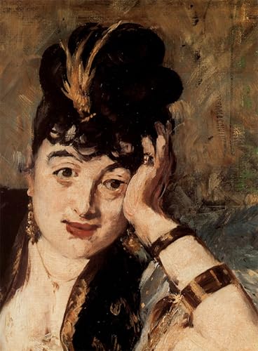 Lienzo Donna con ventagli Edouard Manet 60x90cm, póster para transformar paredes vacías