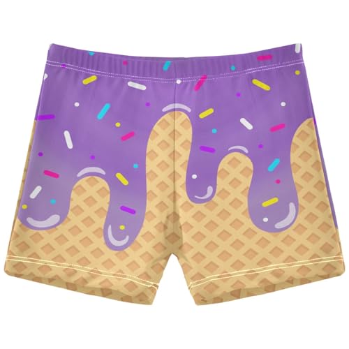 Boys Swim Trunks Quick Dry Kids Bathing Suit Light Circle Ice Cream Toddler Swim Shorts Boardshorts Swimwear 3t