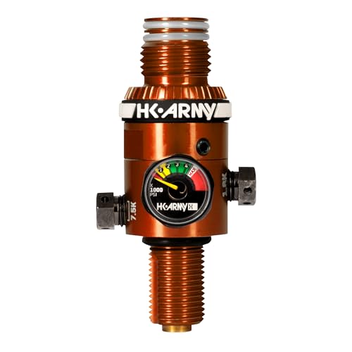 HK Army HP8 Paintball Air Tank Regulator - 800psi Output (Orange)