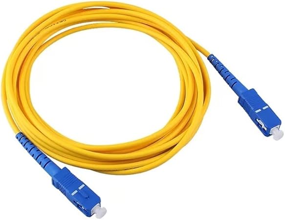 Genérico LF&LQEW 1pc 1-50mtr SC-SC Fibra óptica Patchcord Sx SM 5m 10m 20m 30m 3.0 mm 2.0 mm Singlemode Simplex SC/UPC Jersey de Fibra opitcal CLORURO DE POLIVINILO (Tamaño : 7m)
