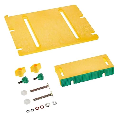 MICROJIG GRR-RIPPER Upgrade Kit for GR-100+ Push Block, Use with Woodworking Routers, Jointers, Band and Table Saws, GRAK-404, Yellow