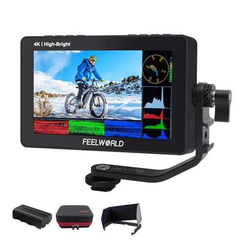 Écran tactile lumière du jour visible Feelworld F5 Pro X pour filmer vos vidéos en extérieur