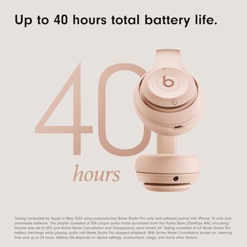 Image of Beats Studio Pro x Kim Kardashian - Bluetooth Noise Cancelling Headphones with AppleCare+ (2 Years) - Moon