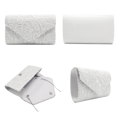 Image of 2026 Lace Embroidered Clutch Dressy Purse Envelope Evening Bag