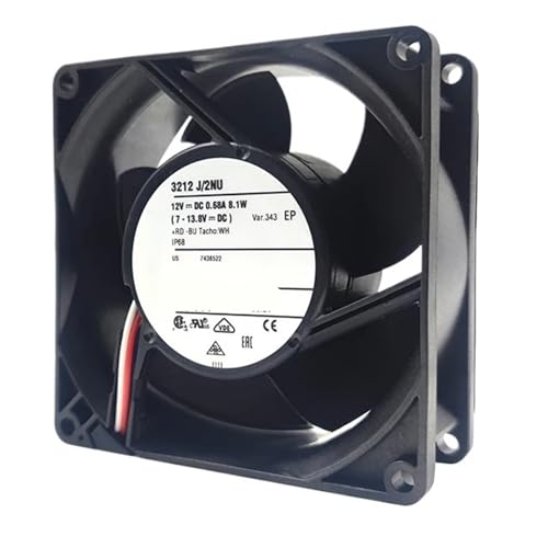 Ventilateur 3212J/2NU 12V 81W pour système industriel exigeant