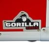 Gorilla LP 12" Vinyl Record Box Storage Flight Case Red #5