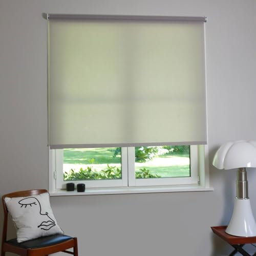 MADECOSTORE - Estor enrollable automático (94 x 190 cm), color gris