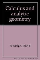 Calculus and analytic geometry B0007DW440 Book Cover