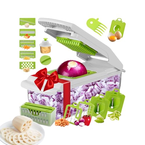 Cortador De Verduras | Cortador Y Troceador De Hortalizas Utensilios Cocina,Utensilios De Cocina Multiusos Para Ensaladas Zanahorias Frutas Y Queso Accesorios Imprescindibles Hogar