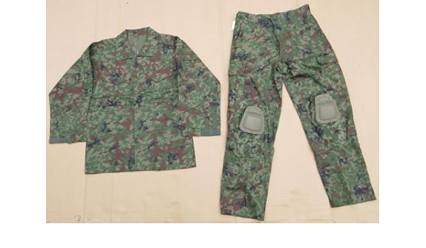 4B陸上自衛隊迷彩服上下セット(クレイタイプニーパッド対応モデル、パッド無し) 4B陸上自衛隊迷彩服上下セット(クレイタイプニーパッド対応