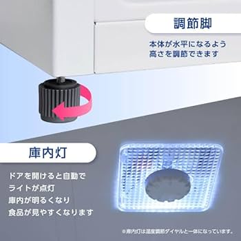 Amazon | 冷蔵庫 35L 小型 ペルチェ式 霜取り不要 静音 1ドア