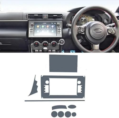 Reparación de arañazos en panel de cambios Toyota BRX película protectora transparente 3