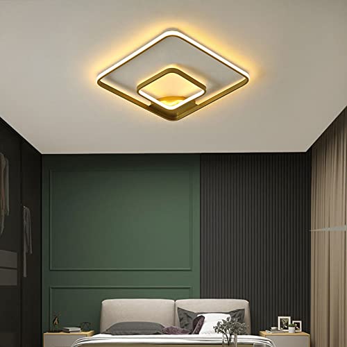 Plafonnier à intensité Variable intégré à LED moderne pour éclairage de cuisine et salon