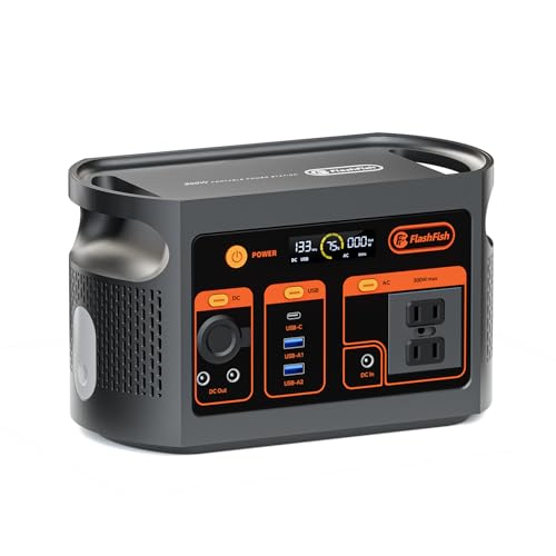 Amazon.co.jp: FlashFish ポータブル電源 小型 179.2Wh/300W 軽量