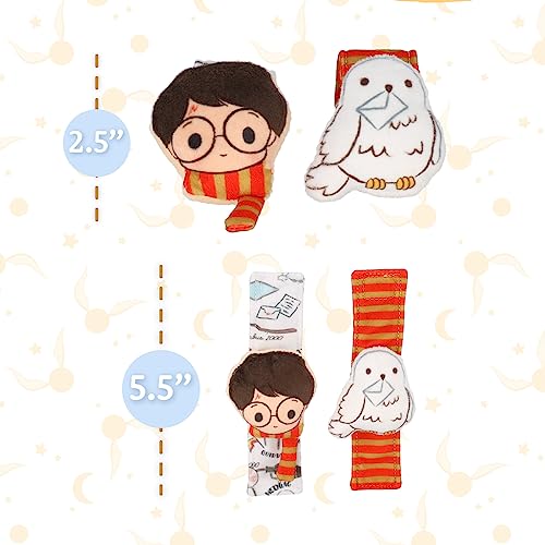 Kids Preferred Harry Potter Hedwig Baby Infant Wrist Rattles with Hedwig Plush Rattle - Soft Baby Wrist Rattles Encourage Leaning Development Newborn to 12 Months Boys and Girls by KIDS PREFERRED - Image 3