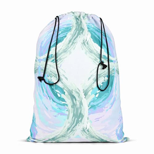 Image of ArtzFolio Fluffy Circles D4 | Reusable Sack Bag | Bag for Gym, Storage, Vegetable & Travel
