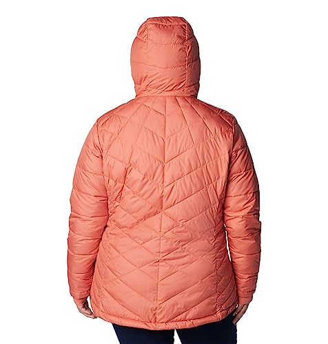 Image of Columbia Women's Omni-Heat Reflective Heavenly Hooded Hiking & Trekking Down Standard Length Jacket