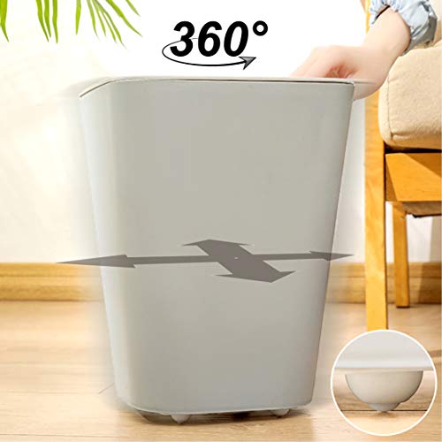 Set of 16 Pcs Small Castor Wheels Mini Wheels Cute DIY Mini Casters Adhesive Plastic Castor Stick On Castors for Plastic Storage Bins Container Small Furniture Trash Can Box Moving Wheels