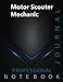 Motor Scooter Mechanic, Professional Journal, Office writing Notebook, Organizing Notes, Large Format, 8.5 x 11 inches, 140 pages