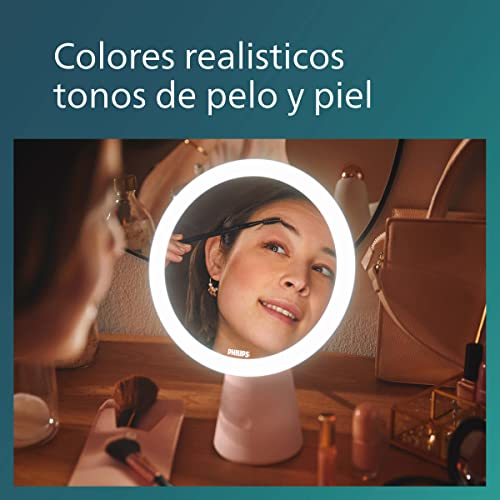 Philips Lámpara LED rosa 4.5W luz ajustable para tocador 7