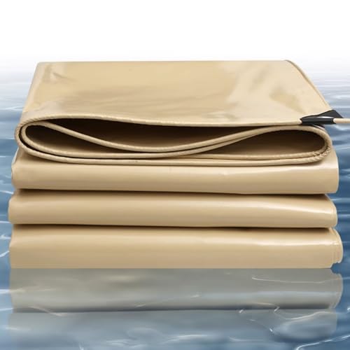 Lona de PVC premium de 500 g/m² impermeable beige 2