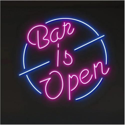 Enseigne au bar néon LED réglable pour salon et soirées entre amis