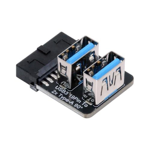 Adaptador USB 3.0 19/20pin a USB 3.0 Tipo-A miniatura 1