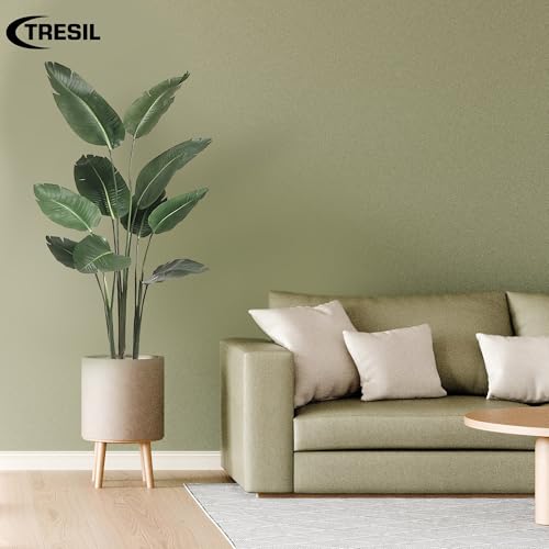 60-inches-Artificial-Silk-Bird-of-Paradise-Palm-Tree-Potted-Plant-by-TRESIL 60 inches Artificial Silk Bird of Paradise Palm Tree Potted Plant by TRESIL