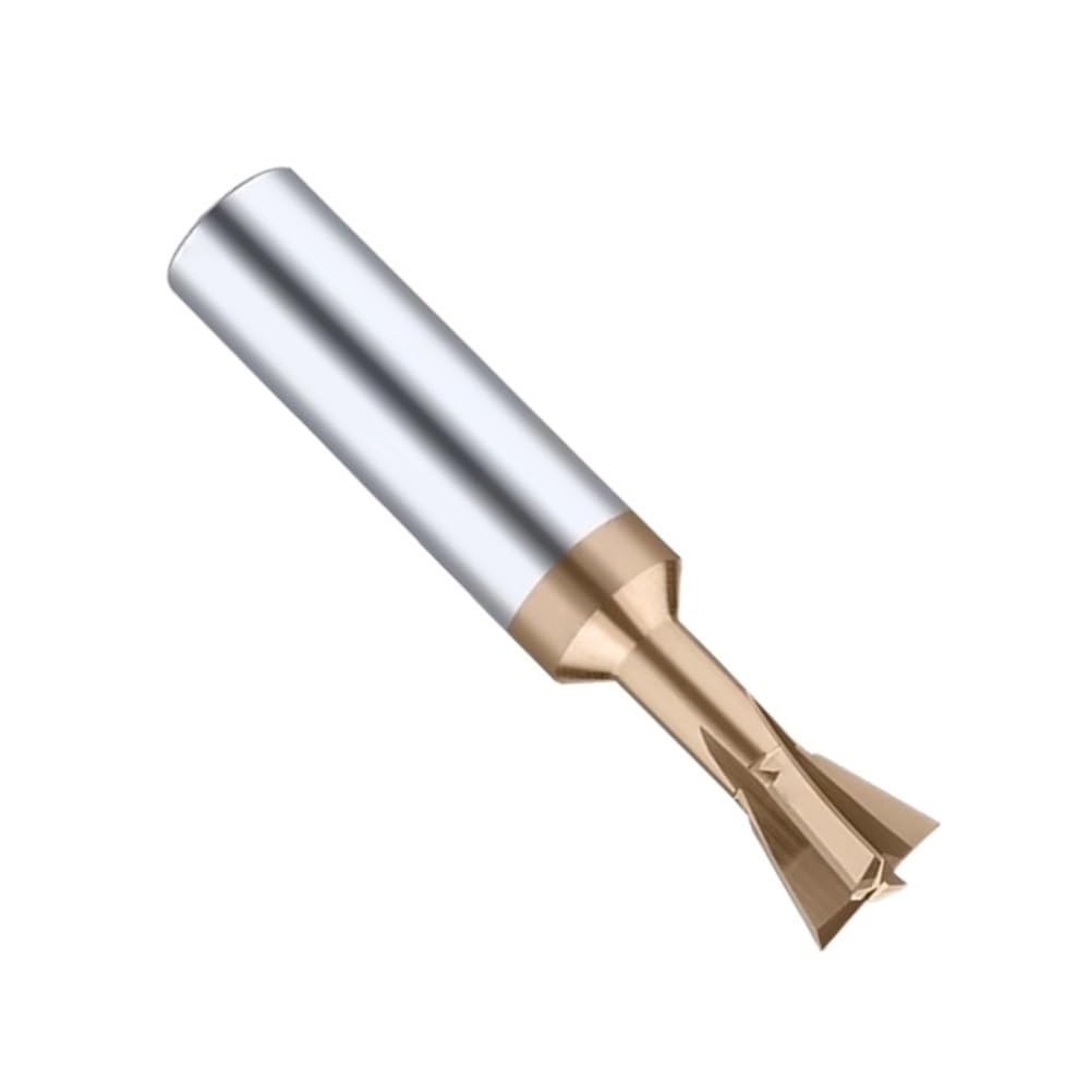 Herramienta para cortar metales Fresa de cola milano HRC55 for ranurado acero, fresa con recubrimiento nanométrico for equipos CNC precisión (1 pieza)