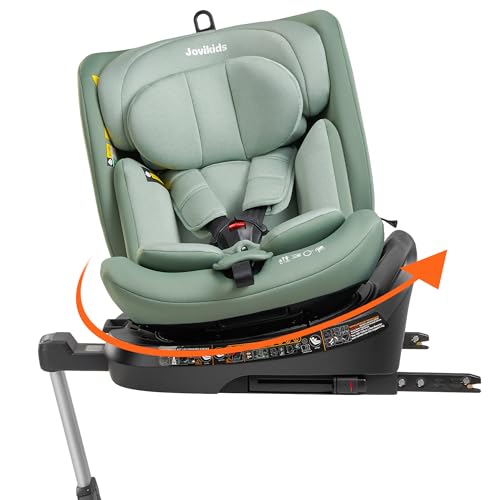 Jovikids I-Size Silla De Coche Para Bebé Y Niños Giratoria 360 Isofix 40-150 Cm Grupo 0 1 2 3, 0 Meses - 12 Años, Verde Jovikids I-Size Silla De Coche Para Bebé Y Niños Giratoria 360 Isofix 40-150 Cm Grupo 0 1 2 3, 0 Meses - 12 Años, Verde