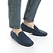 Bruno Marc Men's Slip-on Penny Loafer Suede Driving Shoes,Size 12,Dark Blue,SBLS2334M