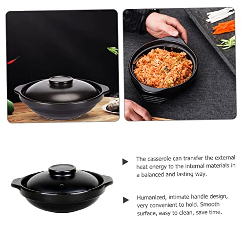 CIYODO Caçarola De Cerâmica Pote De Ramen Coreano Caçarola De Barro Panela De Sopa De Cerâmica Panel