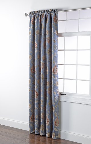 Stylemaster Home Products Melbourne Curtain Panel, 52" X 84", Sky