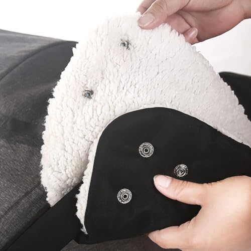 Handwärmer Kinderwagen,Wasserdichter Winddicht Warme mit Flanell Stroller Handschuhe,Kinderwagenschaukler Winter Zubehör,Universalgröße Buggy Handmuff,Schön Warm,für Kinderwagen Buggys Fahrradanhänger