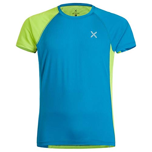 MonturaWorld Mix Men's T-Shirt Blue Ottanio/Verde Acido