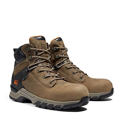 Timberland PRO Timberland PRO Men's Hypercharge 6 Inch Composite Safety Toe Waterproof 6 NT WP, Turkish Coffee, 8 Wide