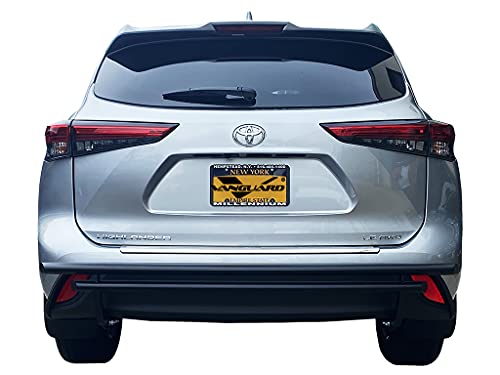 Vanguard VGRBG-1350-2165BK Black Powdercoat Double Layer Rear Bumper Guard | Compatible with 20-25 Toyota Highlander