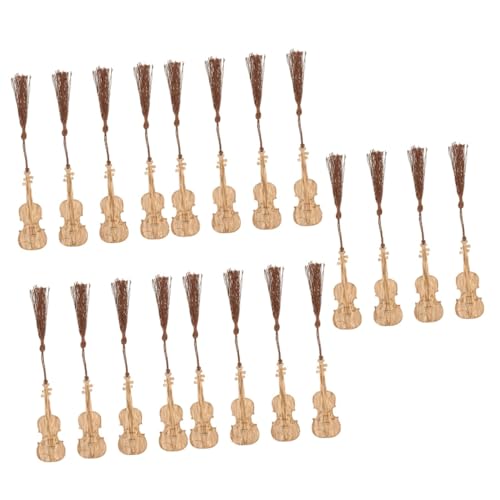 Violon mini Lurrose pour ne plus perdre vos clés grâce au pack de 20 pièces marron