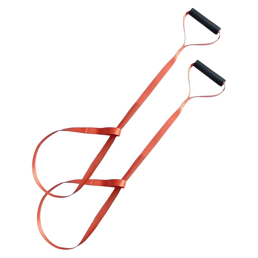 Arnés para Arrastrar Ciervos 2PCS Cuerda para Arrastrar Ciervos Cuerda de Arrastre de Alta Carga Antideslizante Tirador Resistente con Franja Reflectante para Cazadores