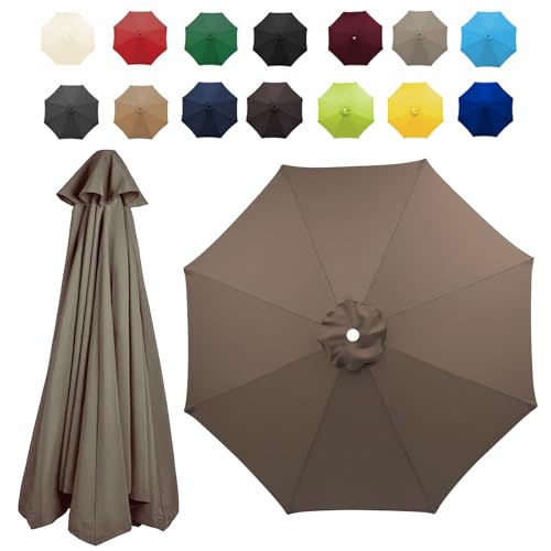 Toile de rechange parasol anti-UV et imperméable haute densité pour extérieur