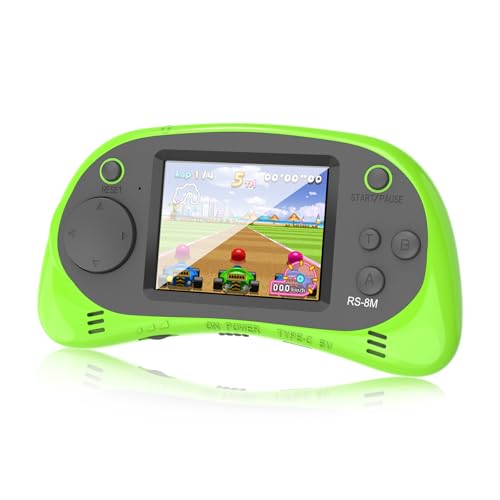 EASEGMER Kids Handheld Game Player - 220 Built-in Games, 2.5" IPS Display, Rechargeable & Long-Lasting - Ideal Travel Toys for Kids Ages 3-10 Boys & Girls