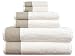 Venice, Luxury Hotel & Spa, Premium 6 Piece Towel Set, 100% Turkish Cotton, Towel Sets, White / Beige