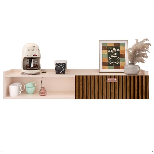 Aparador Suspenso Classic Canto Pequeno 1 Porta Nicho Cantinho Ca...