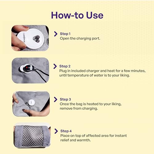 Careforce The Force Behind Your Health Electric Hot Water Bag With